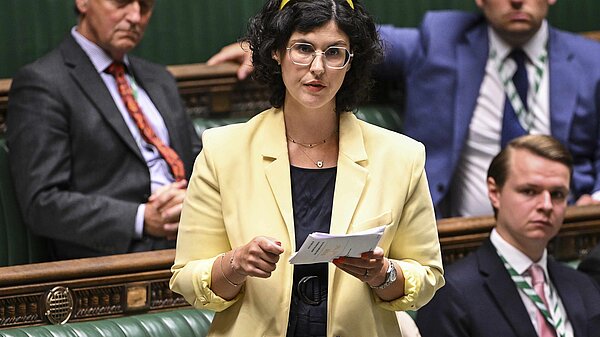 Layla Moran MP in parliament
