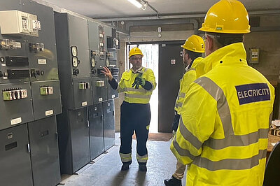 Freddie visits Scottish and Southern Electric