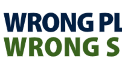Wrong Plan Wrong Site logo