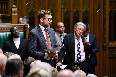 Freddie in Parliament