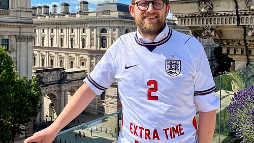 Freddie celebrating Men's Health Week