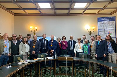 Freddie attending the Water White Paper briefing in Westminster