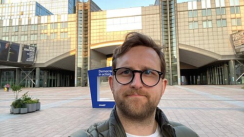 Freddie van Mierlo in Brussels