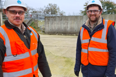 Freddie at Benson Sewage Treatment Works