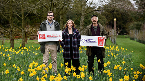 Freddie celebrating English Tourism Week