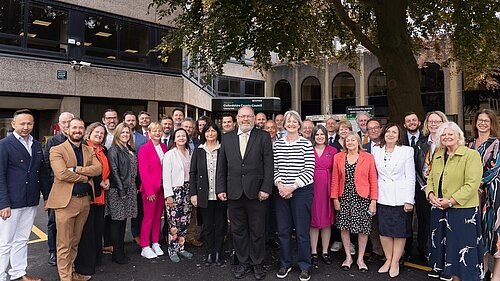 Liz Leffman and the Lib Dem County Group