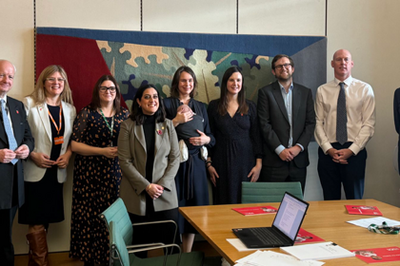 Freddie with members of the APPG for Babies in Westminster