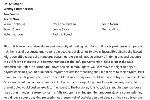 Response from our MPs