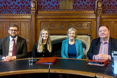 Freddie meeting with the Minister for Employment Rights and Minister for Transformation