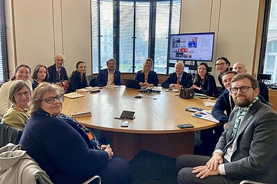 Freddie attending the APPG for Babies