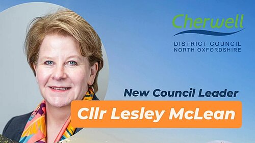 Cllr Lesley McLean elected leader of Cherwell