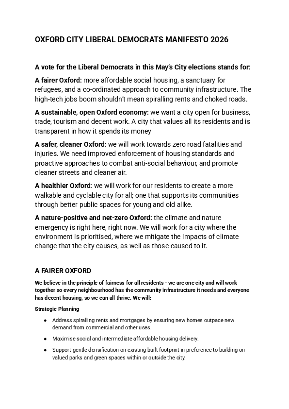 View our full 2026 City manifesto