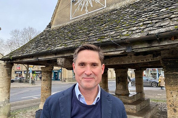 Charlie is running to be Witney's new MP at the next general election