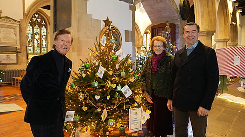 Calum Miller MP with Rachael and Ian Scott-Hunter