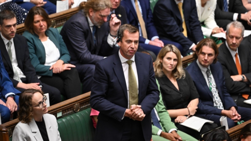 Calum Miller asking PMQ