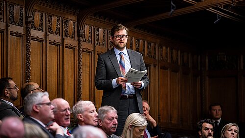 Freddie in the House of Commons
