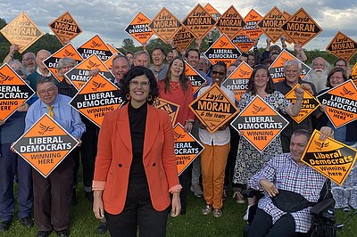 Layla Moran & the team